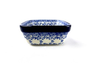 428 Bunzlau vierkant schaaltje 9,5 x 9,5 cm 3226X 428 Kleine vierkante schaaltjes 9,5 x 9,5 cm